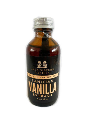 Open image in slideshow, Tahitian Pure Vanilla Extract - A Bean in the Bottle. - Java Sisters Vanilla
