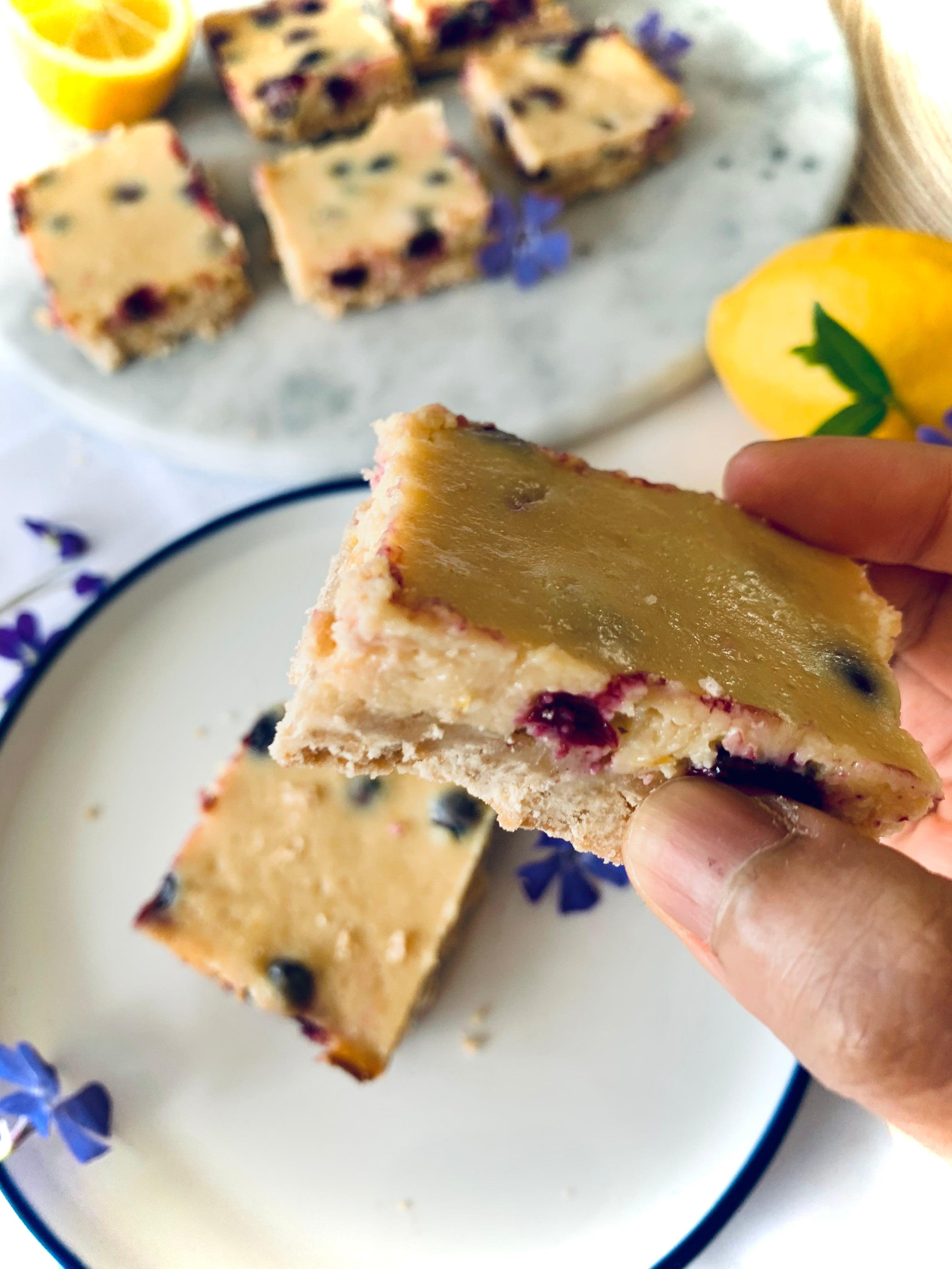 Lemon Blueberry Bars – Java Sisters Vanilla