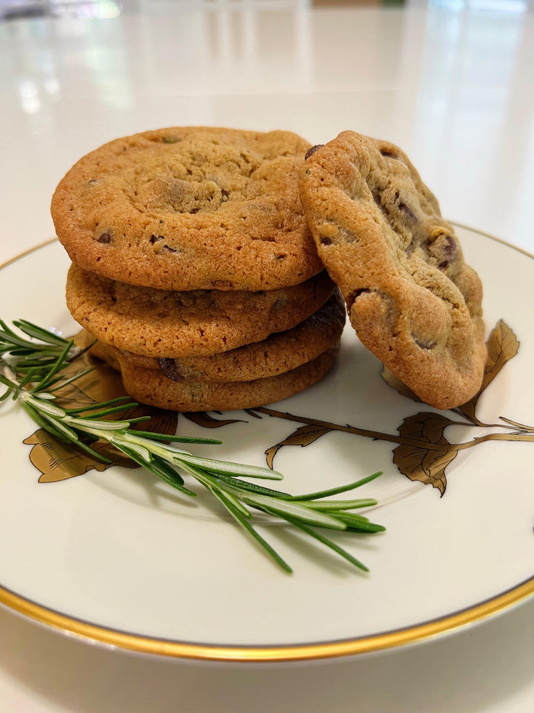 Rosemary Chocolate Chip Cookies - Java Sisters Vanilla