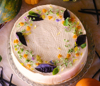 Autumn Harvest Carrot Cake with Vanilla Bean Sour Cream Frosting